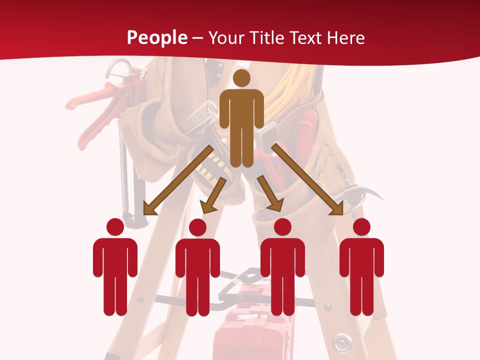 Cord Renovation Isolated PowerPoint Template