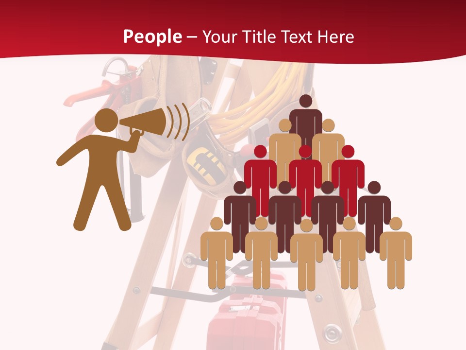 Cord Renovation Isolated PowerPoint Template