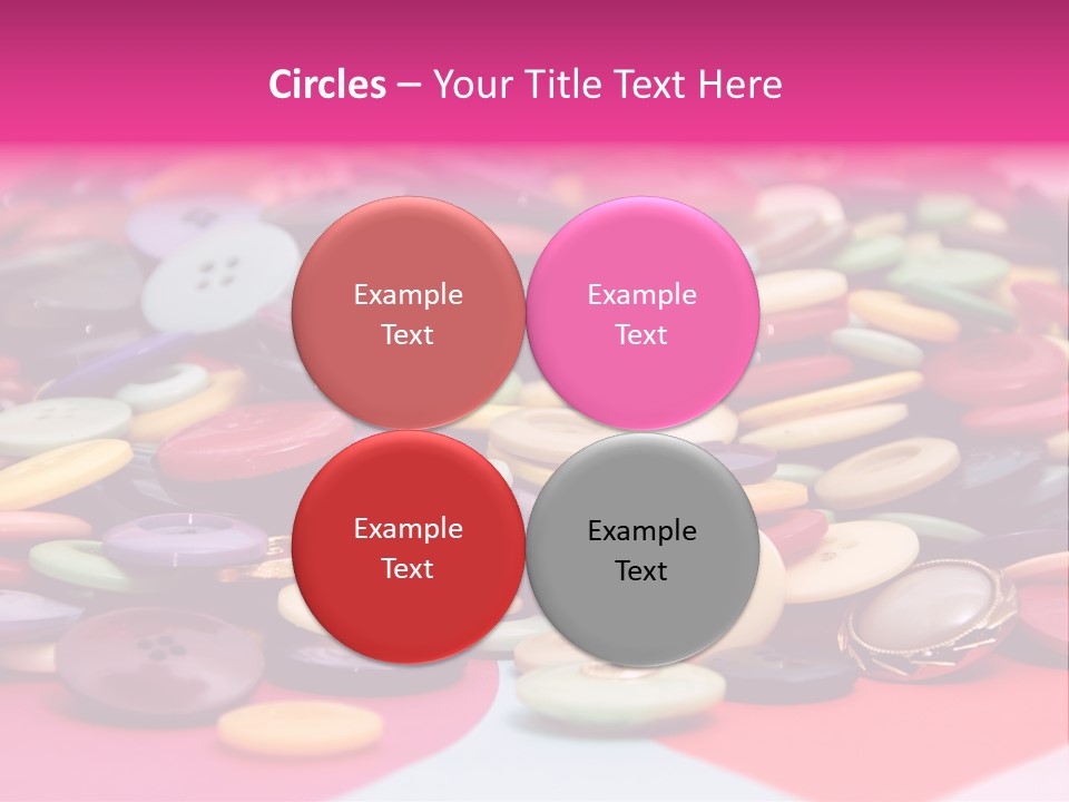 Wool Clothes Macro PowerPoint Template