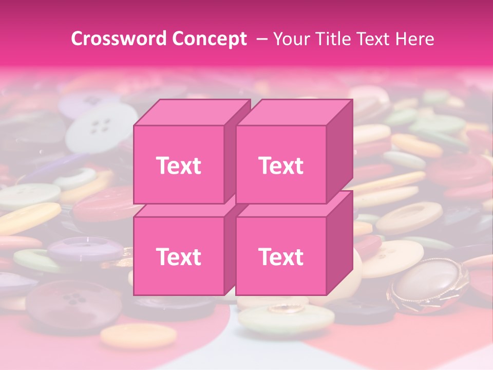 Wool Clothes Macro PowerPoint Template