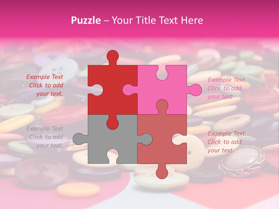 Wool Clothes Macro PowerPoint Template