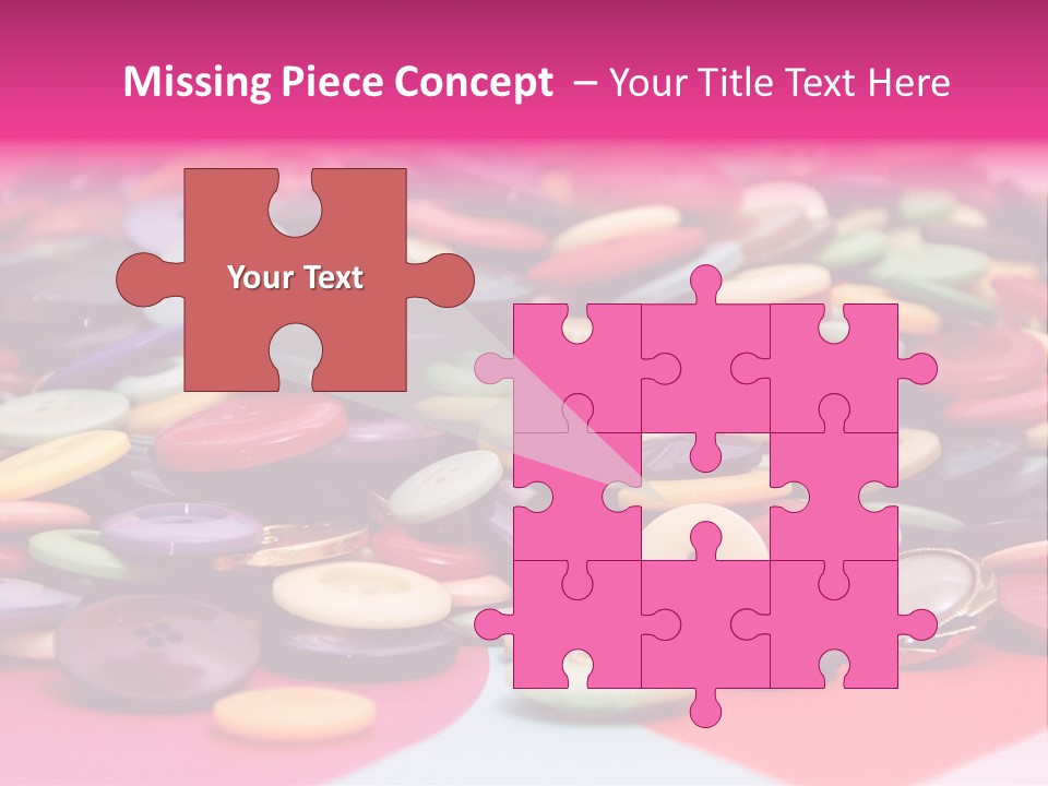 Wool Clothes Macro PowerPoint Template