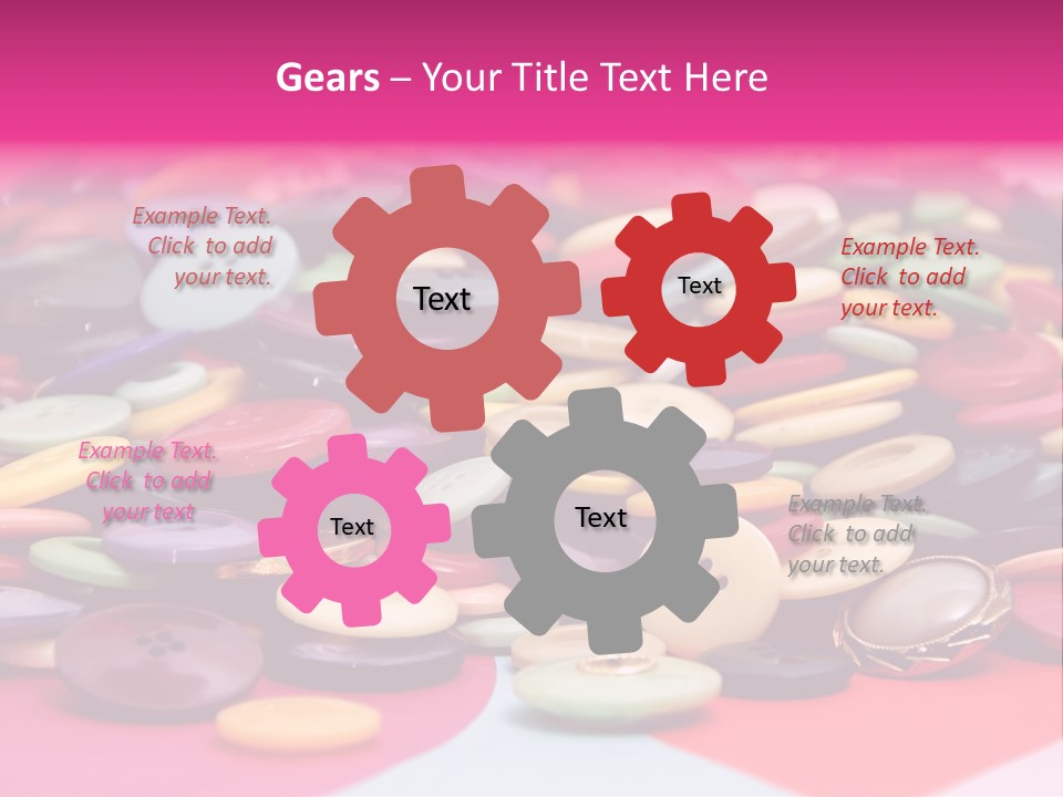 Wool Clothes Macro PowerPoint Template