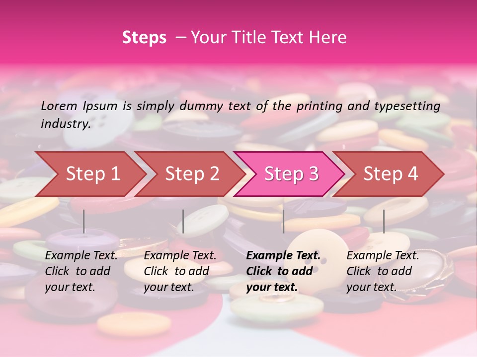 Wool Clothes Macro PowerPoint Template