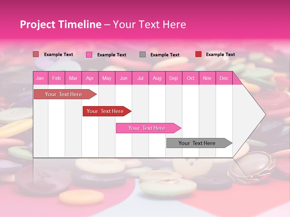 Wool Clothes Macro PowerPoint Template