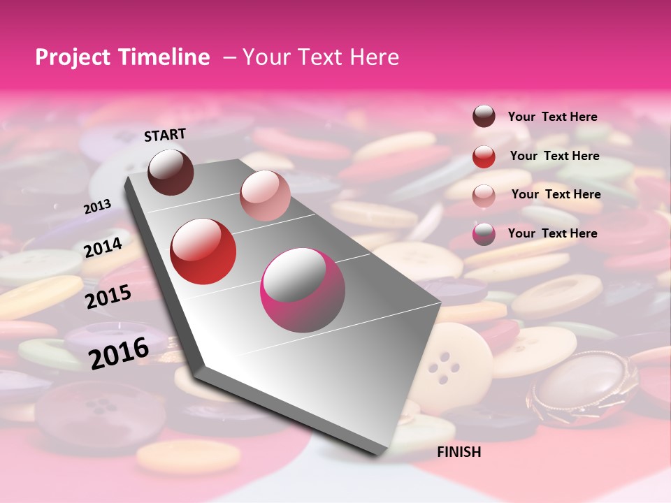 Wool Clothes Macro PowerPoint Template