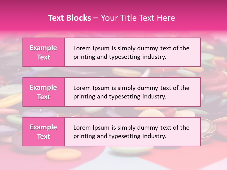 Wool Clothes Macro PowerPoint Template