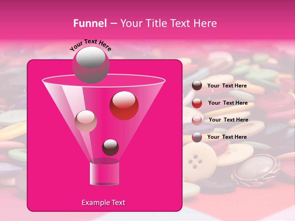 Wool Clothes Macro PowerPoint Template