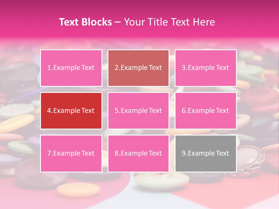 Wool Clothes Macro PowerPoint Template