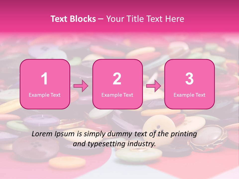 Wool Clothes Macro PowerPoint Template