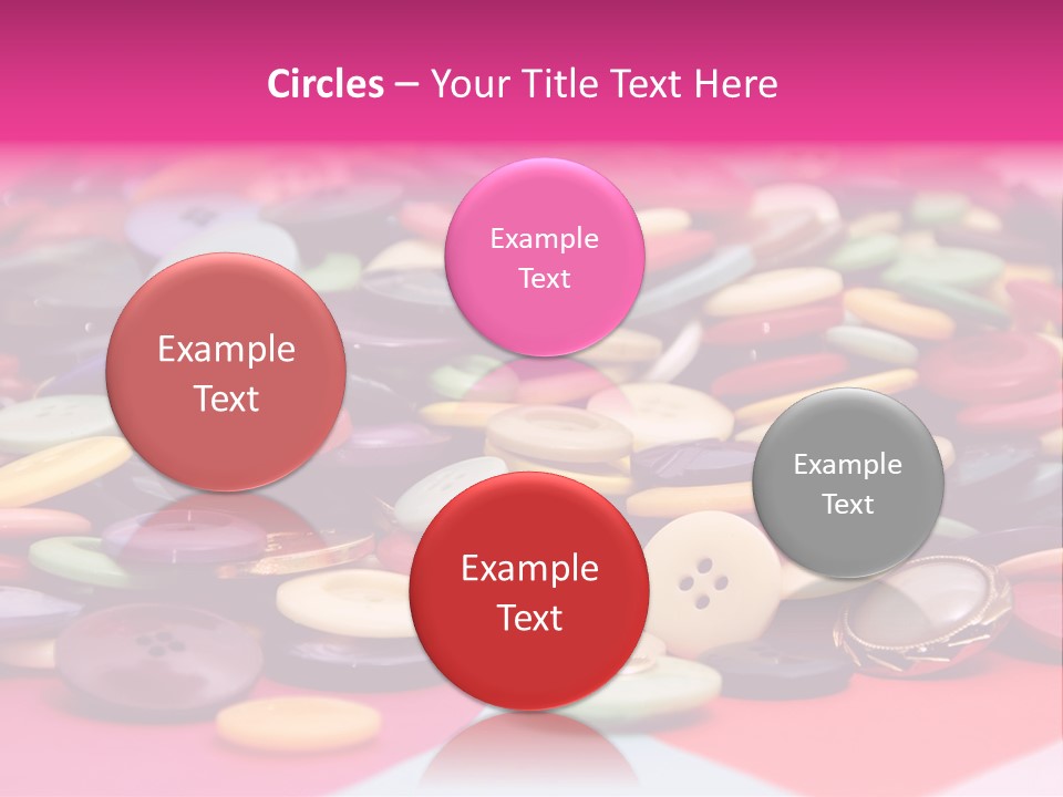 Wool Clothes Macro PowerPoint Template