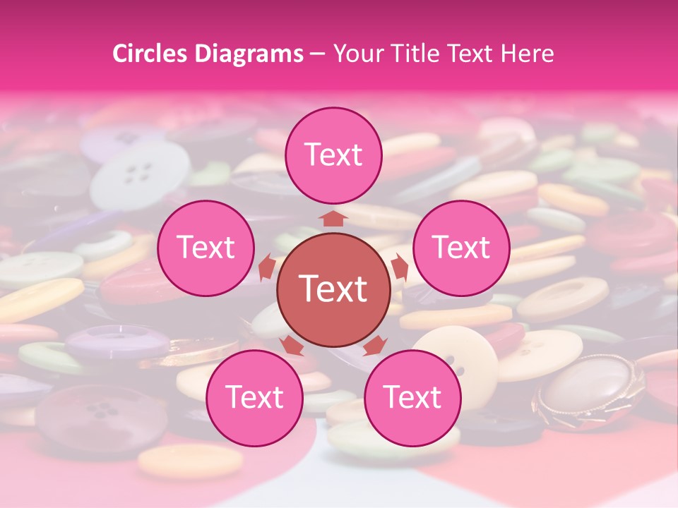 Wool Clothes Macro PowerPoint Template