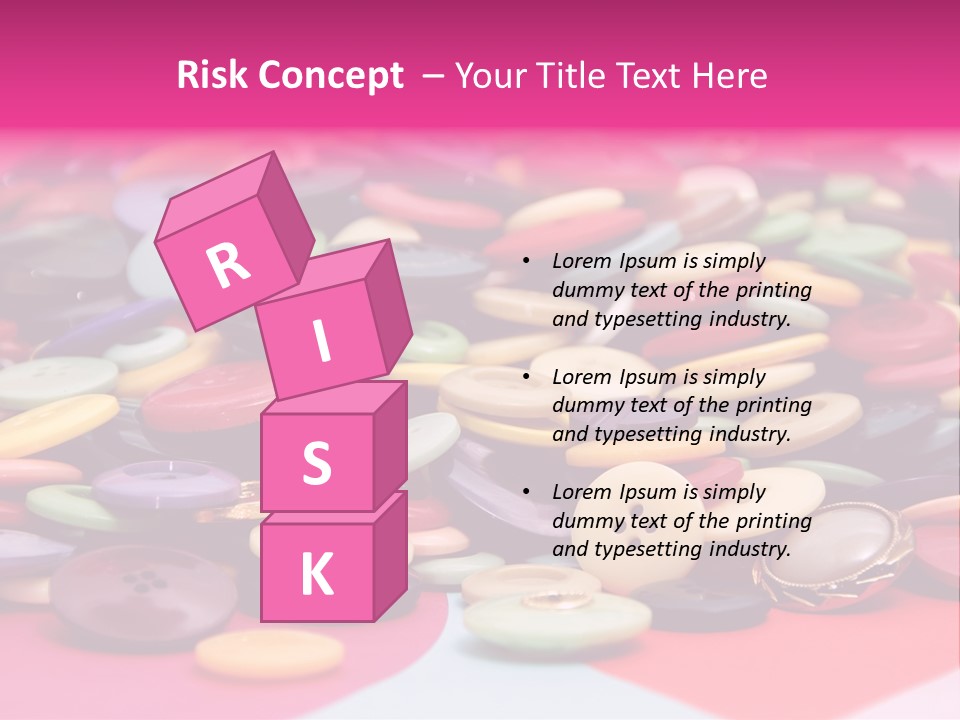 Wool Clothes Macro PowerPoint Template