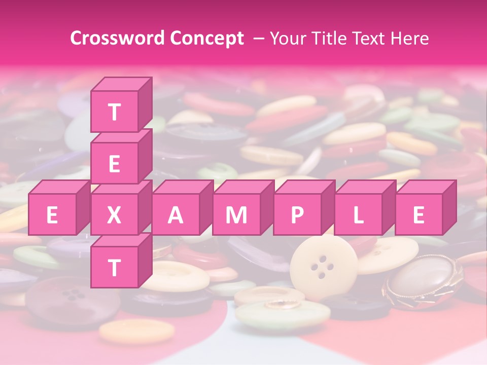 Wool Clothes Macro PowerPoint Template