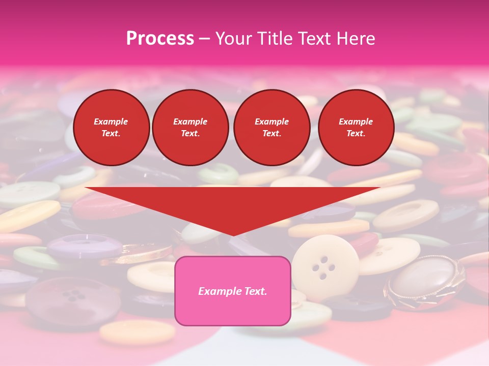 Wool Clothes Macro PowerPoint Template