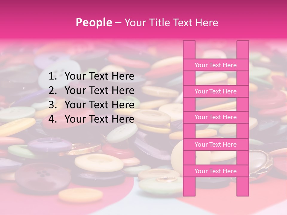 Wool Clothes Macro PowerPoint Template