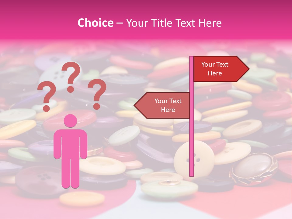 Wool Clothes Macro PowerPoint Template