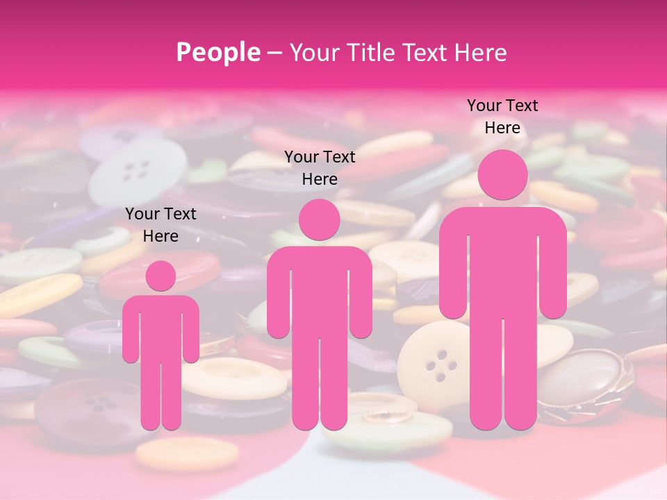 Wool Clothes Macro PowerPoint Template