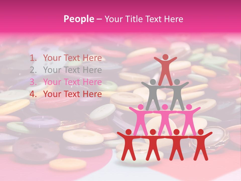 Wool Clothes Macro PowerPoint Template