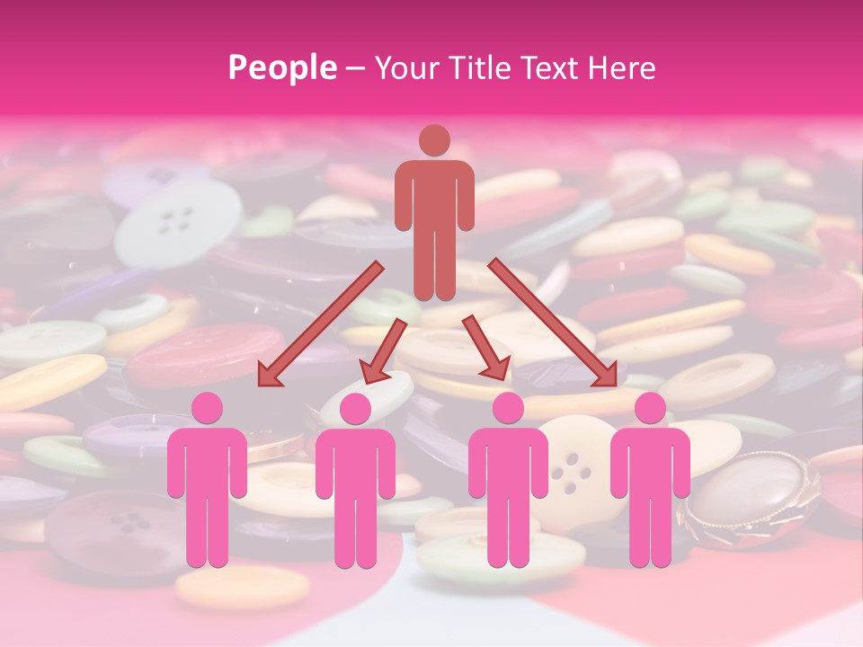 Wool Clothes Macro PowerPoint Template