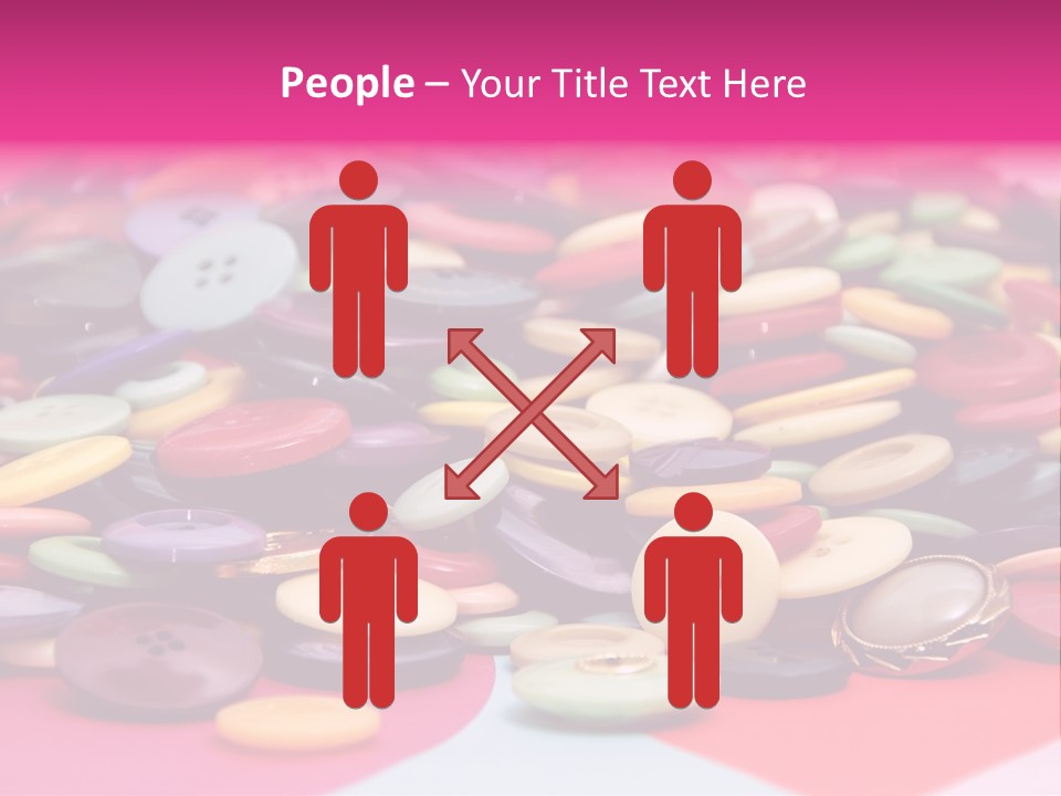 Wool Clothes Macro PowerPoint Template