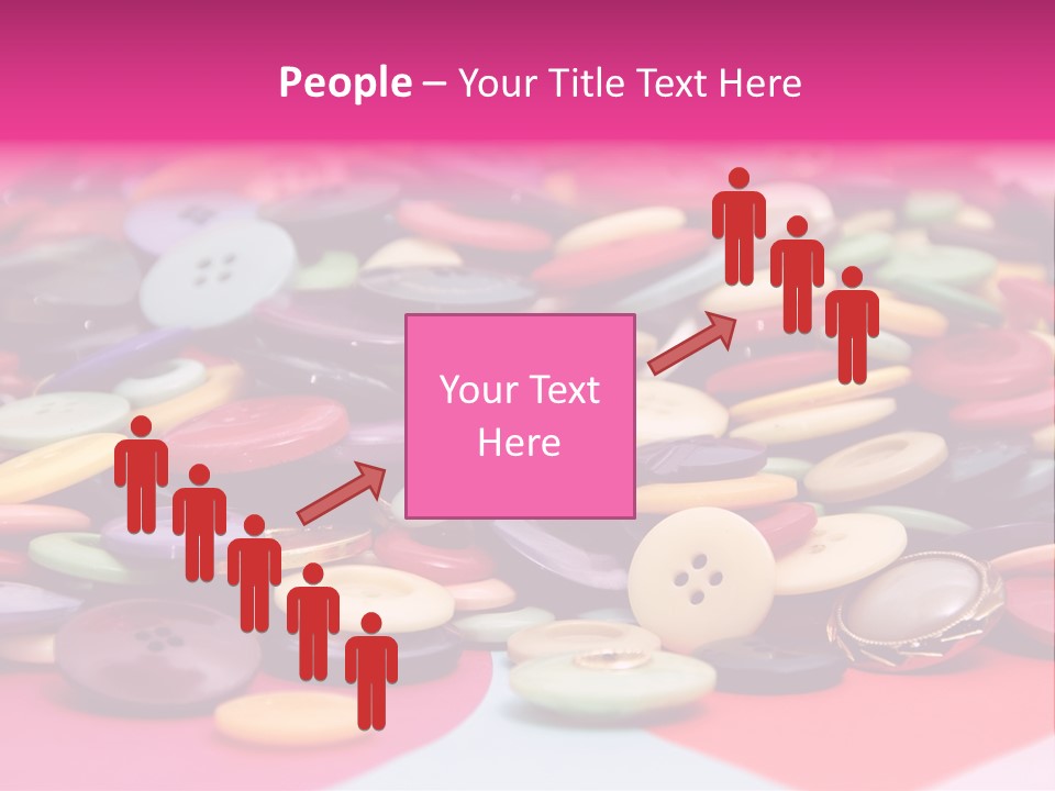 Wool Clothes Macro PowerPoint Template