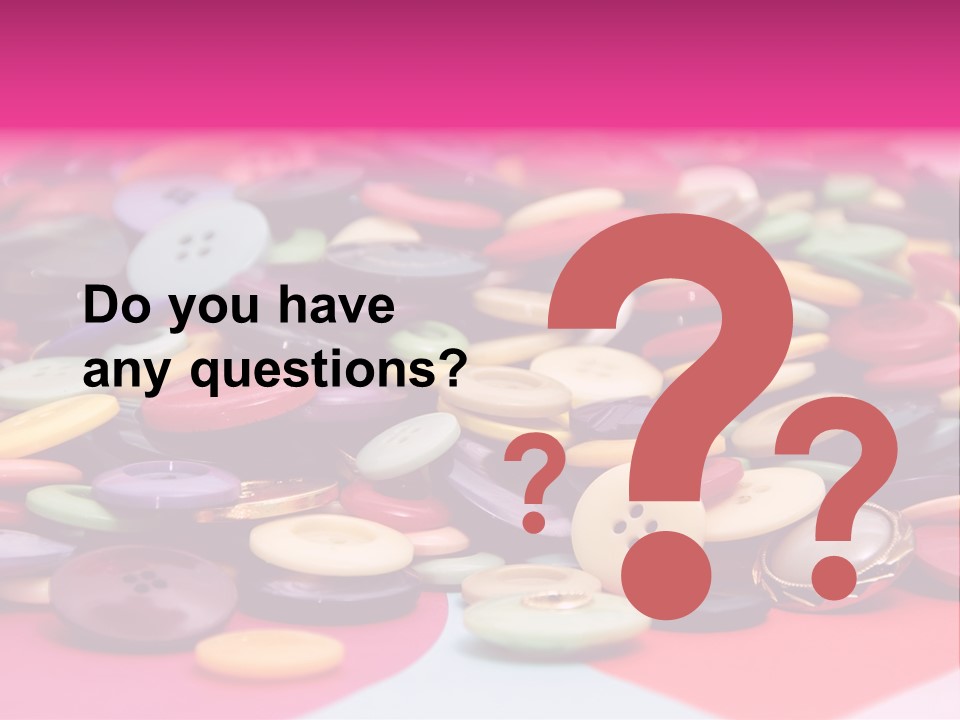 Wool Clothes Macro PowerPoint Template