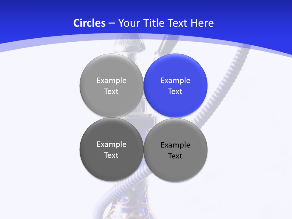 Arabic Blue Fog PowerPoint Template