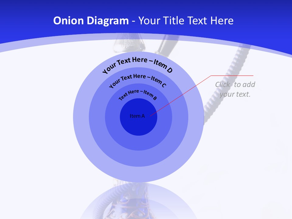 Arabic Blue Fog PowerPoint Template