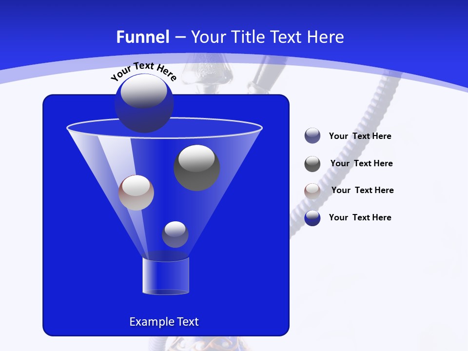 Arabic Blue Fog PowerPoint Template