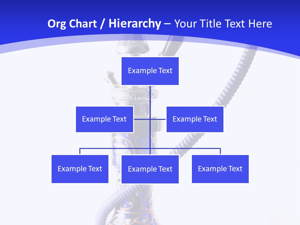 Arabic Blue Fog PowerPoint Template