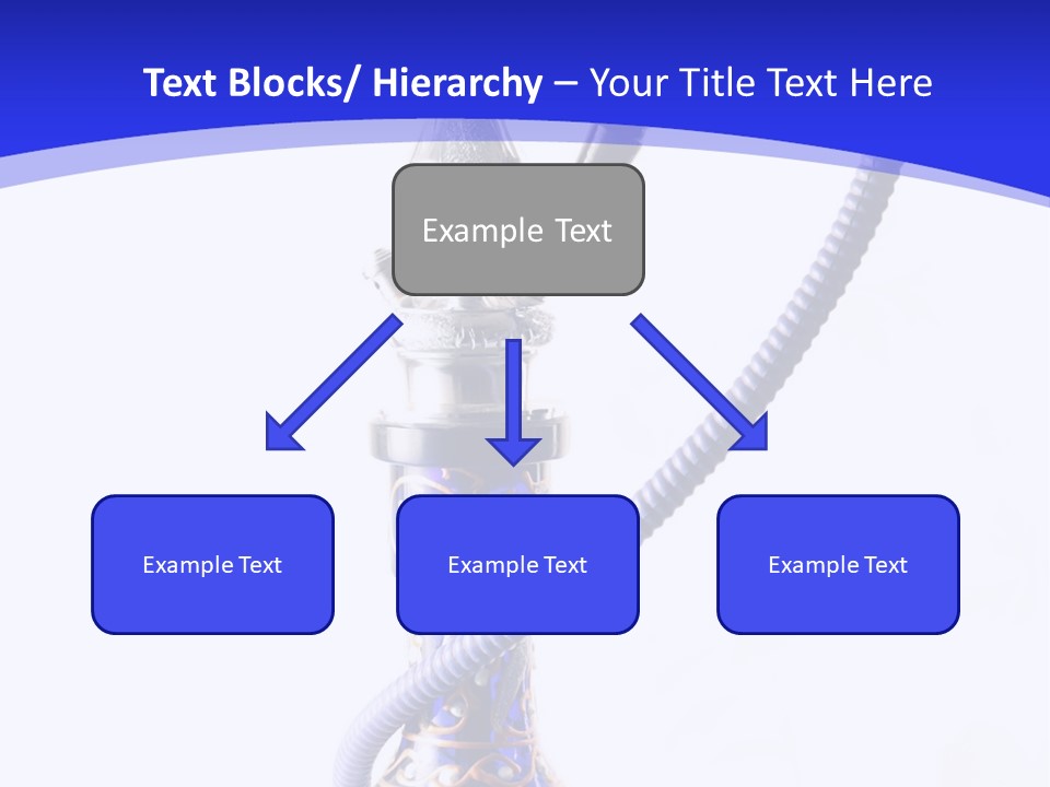 Arabic Blue Fog PowerPoint Template