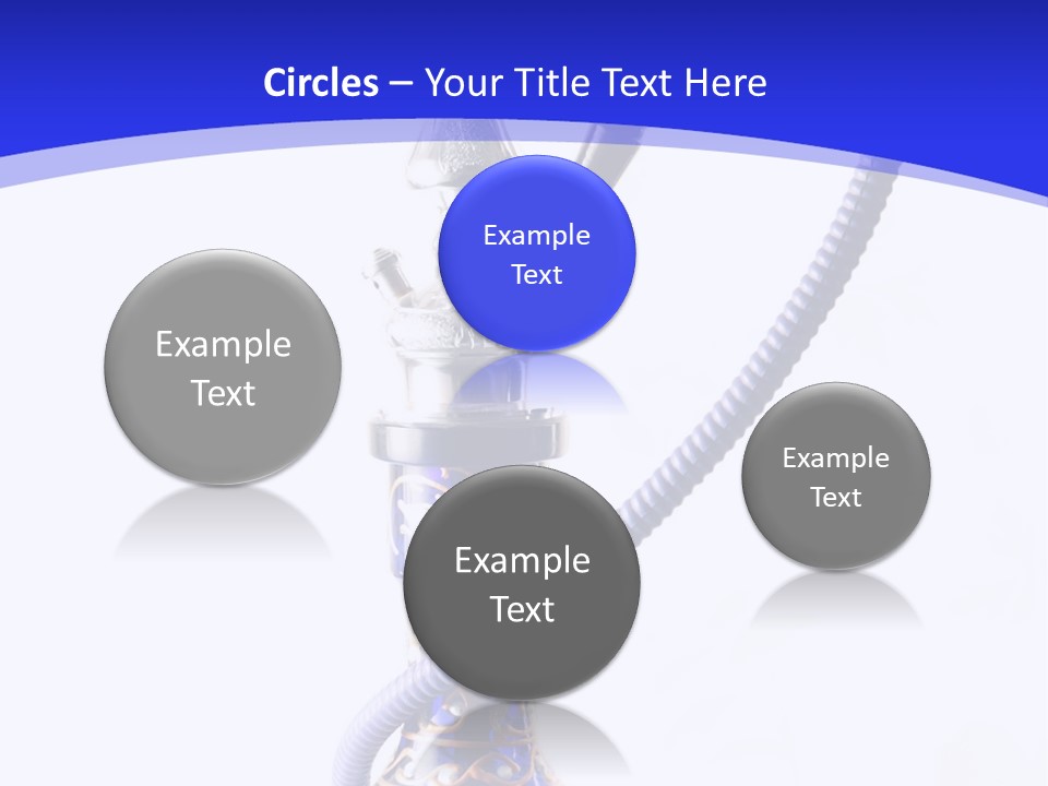 Arabic Blue Fog PowerPoint Template