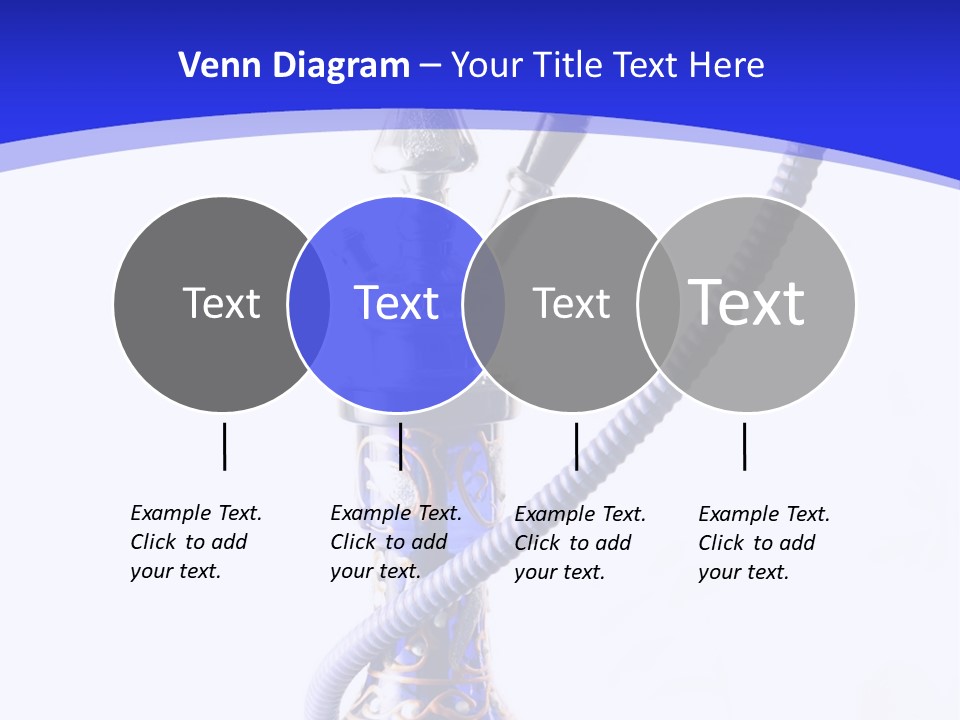 Arabic Blue Fog PowerPoint Template