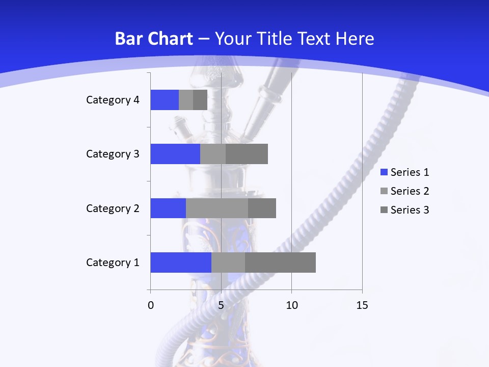 Arabic Blue Fog PowerPoint Template