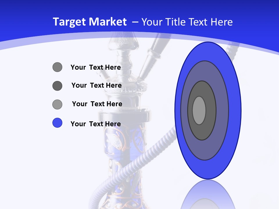 Arabic Blue Fog PowerPoint Template