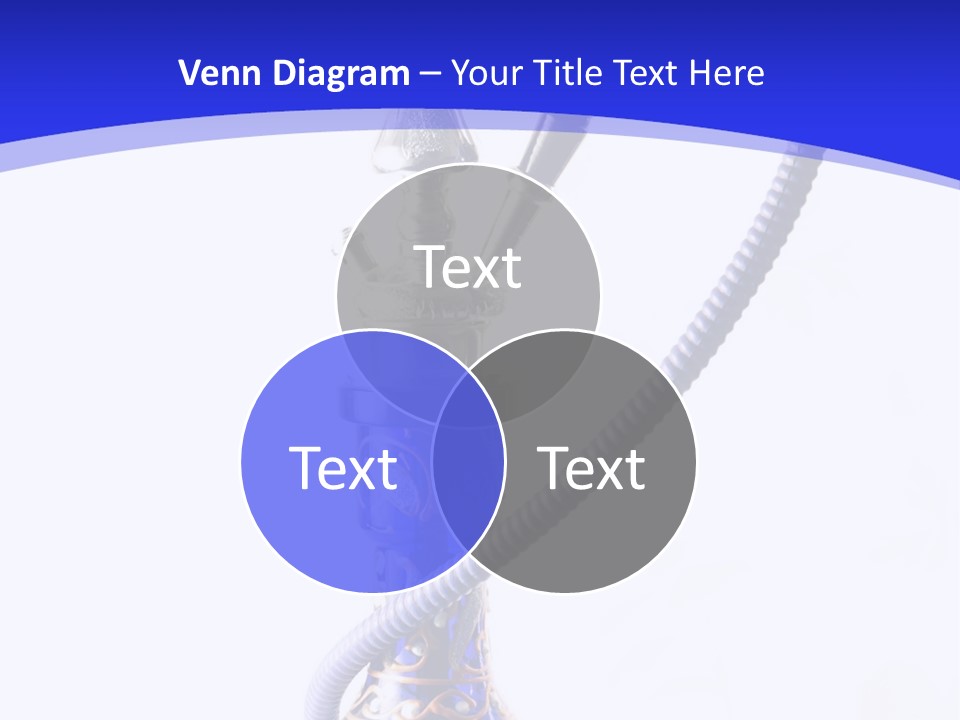 Arabic Blue Fog PowerPoint Template