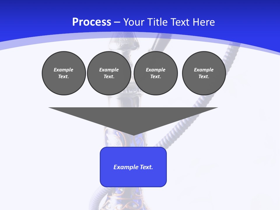 Arabic Blue Fog PowerPoint Template