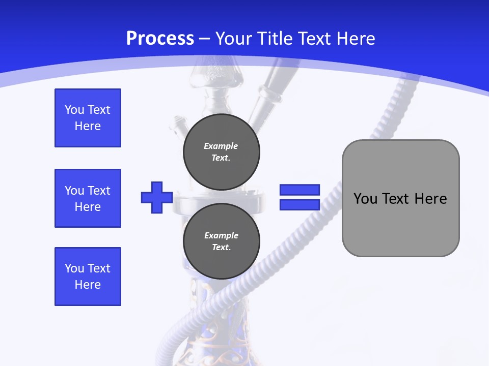 Arabic Blue Fog PowerPoint Template