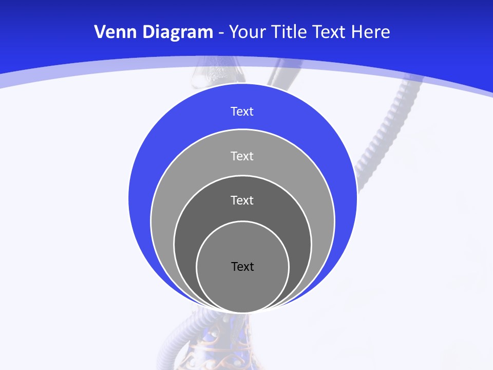 Arabic Blue Fog PowerPoint Template