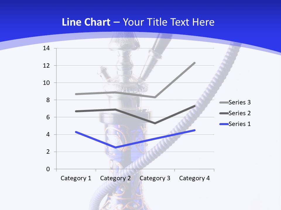 Arabic Blue Fog PowerPoint Template
