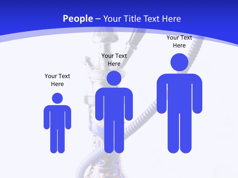 Arabic Blue Fog PowerPoint Template