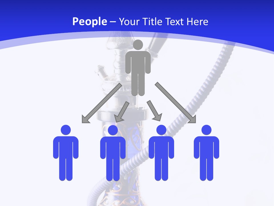 Arabic Blue Fog PowerPoint Template