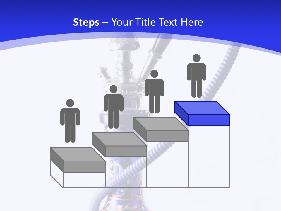 Arabic Blue Fog PowerPoint Template