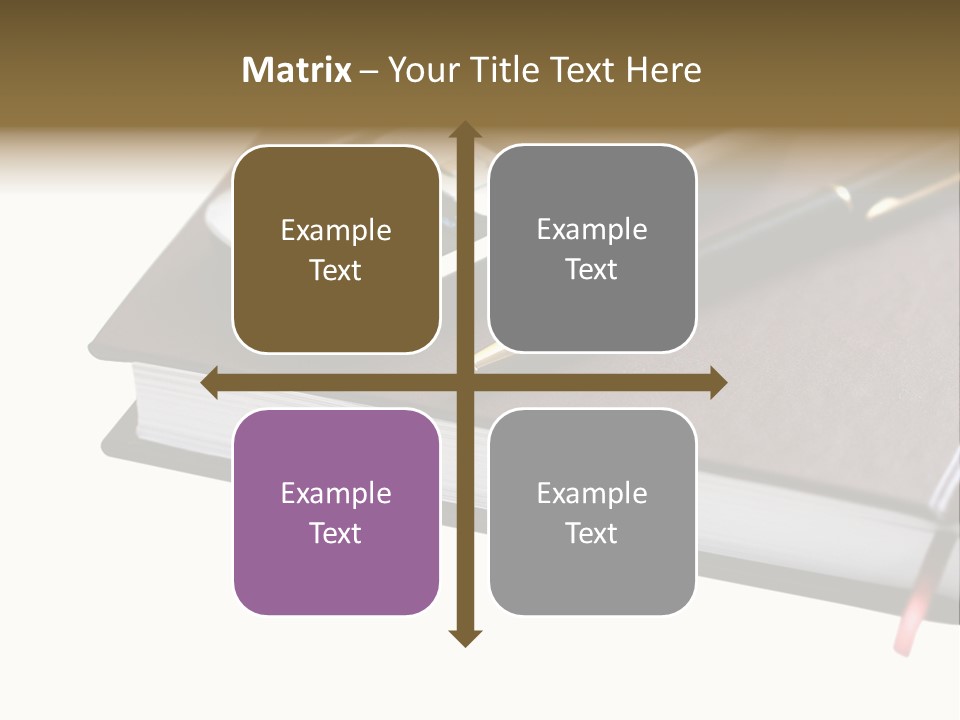 Book Office Paperwork PowerPoint Template