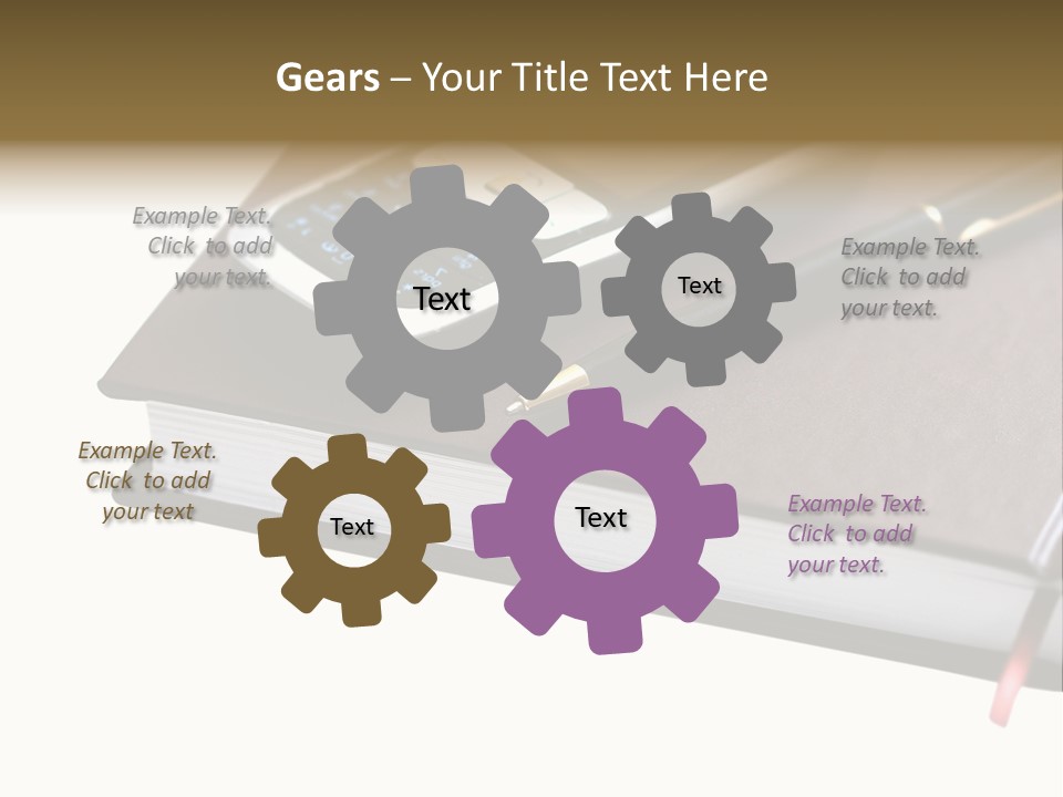 Book Office Paperwork PowerPoint Template
