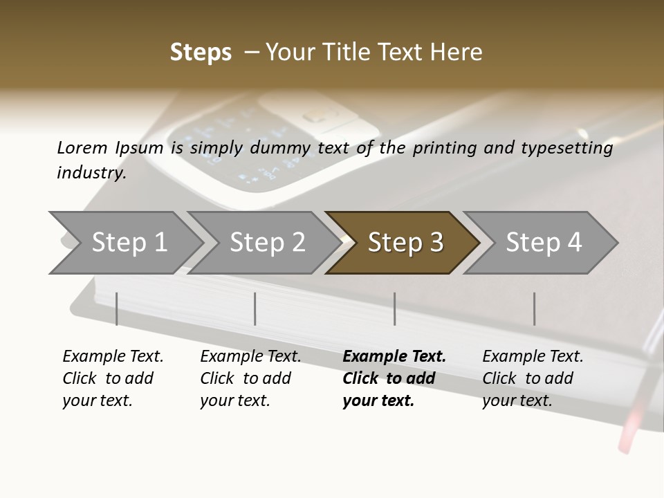 Book Office Paperwork PowerPoint Template