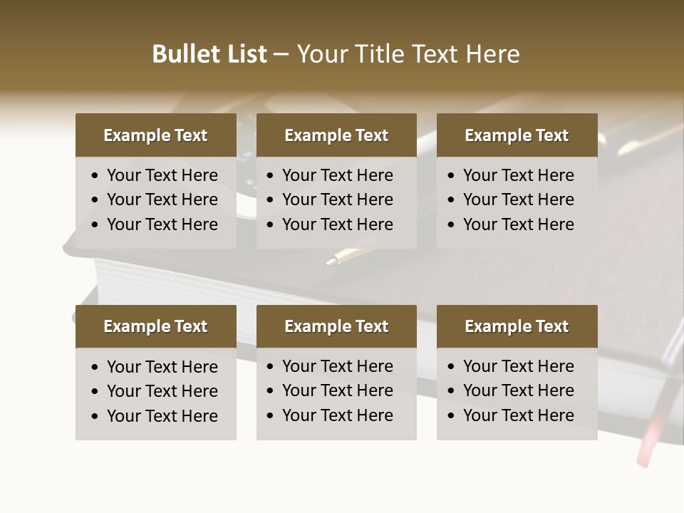Book Office Paperwork PowerPoint Template