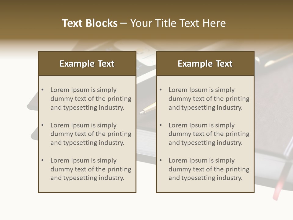Book Office Paperwork PowerPoint Template