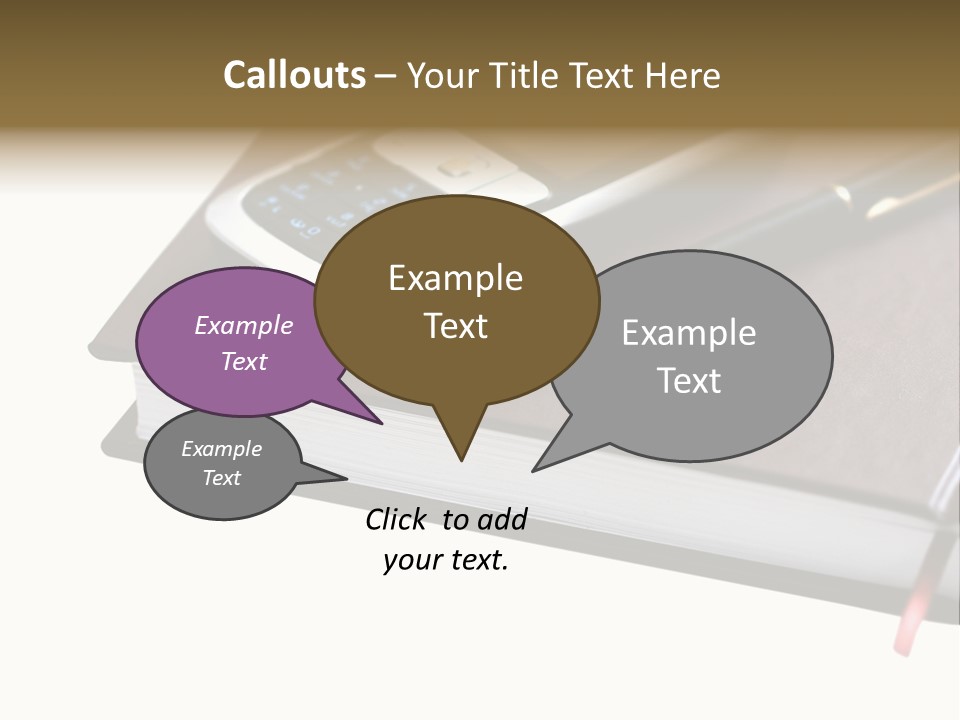 Book Office Paperwork PowerPoint Template